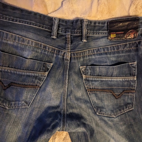 DIESEL S34/32 distressed relax fit jeans - Picture 7 of 12